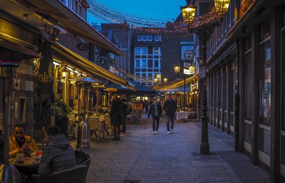 欢迎来龙餐馆电影在线观看高清海报，绿色主题餐馆场景，喜剧氛围浓厚，主角在充满烟火气的厨房前展露笑容